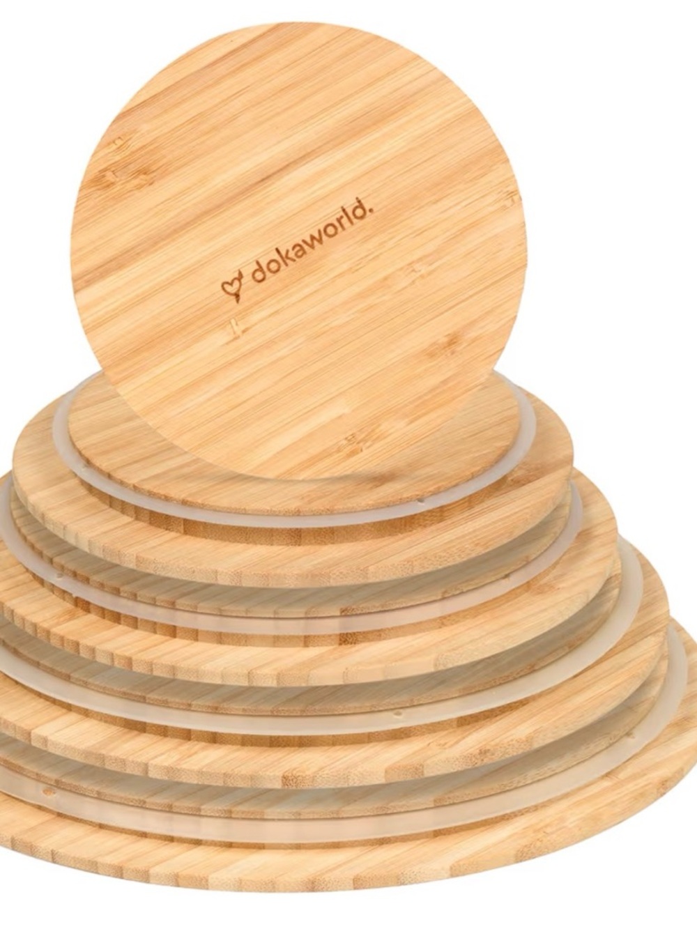 Glass Mixing Bowls Bamboo Lids
